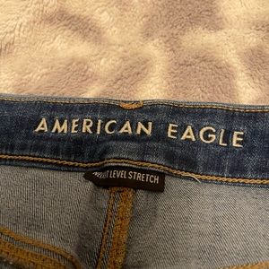 American Eagle size 12 super high rise curvy skinny jeans